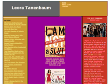 Tablet Screenshot of leoratanenbaum.com